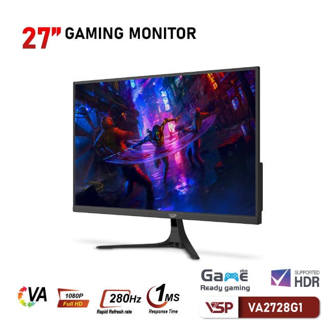 Màn hình Gaming VSP VA2728G1 27INCH FHD VA 280Hz 1ms Phẳng