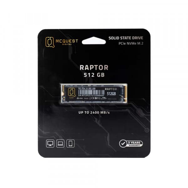 Ổ Cứng SSD McQuest Raptor NVME 512GB