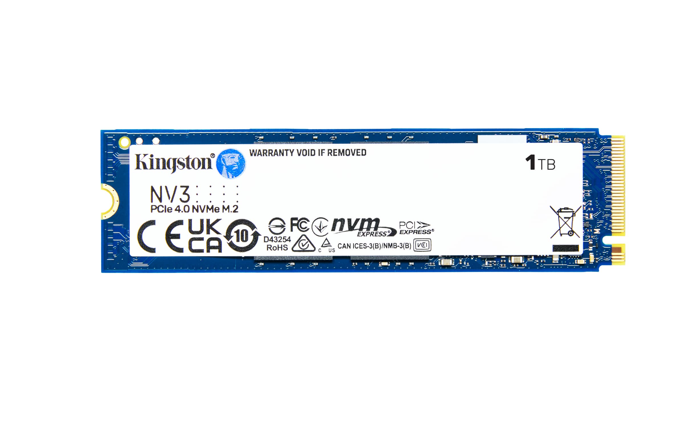 SSD Kingston NV3 1TB M.2 PCIe Gen4 x4 NVMe 
