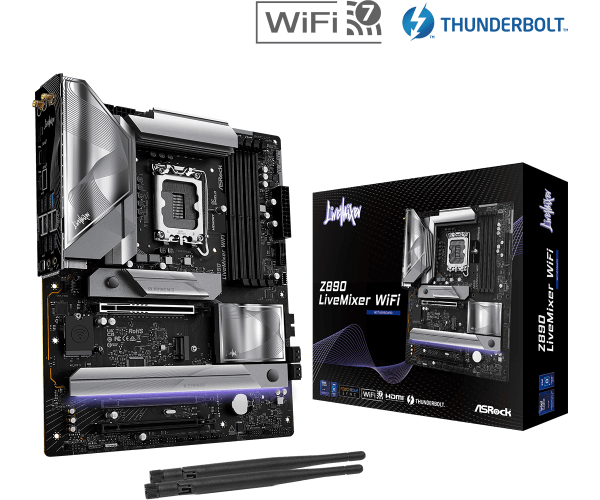 Mainboard Asrock Z890 LiveMixer WiFi DDR5