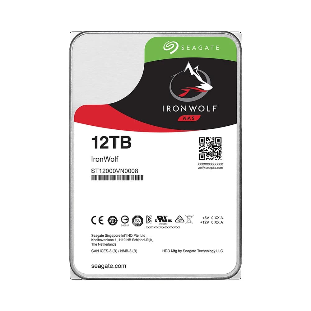 Ổ cứng Seagate Ironwolf 12TB NAS SATA 7200rpm 256MB Cache