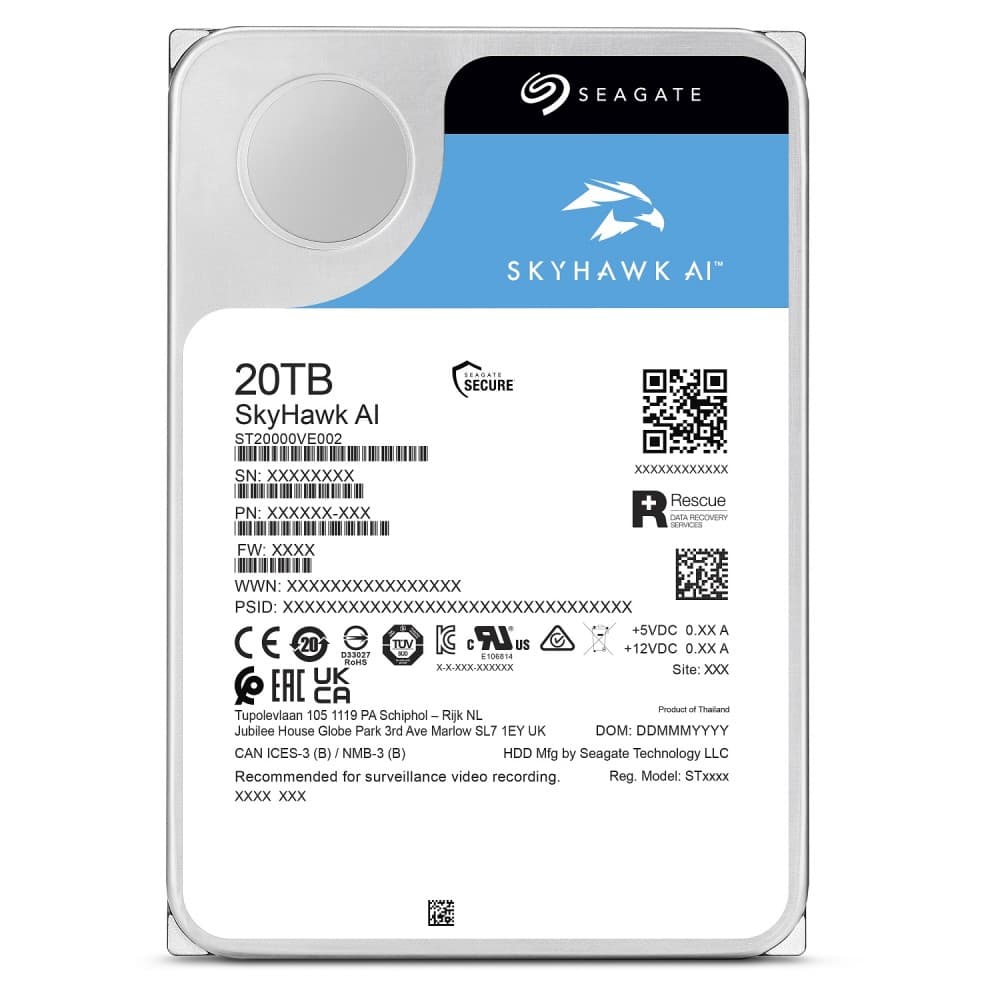 Ổ cứng Seagate Skyhawk AI 20TB 3.5''