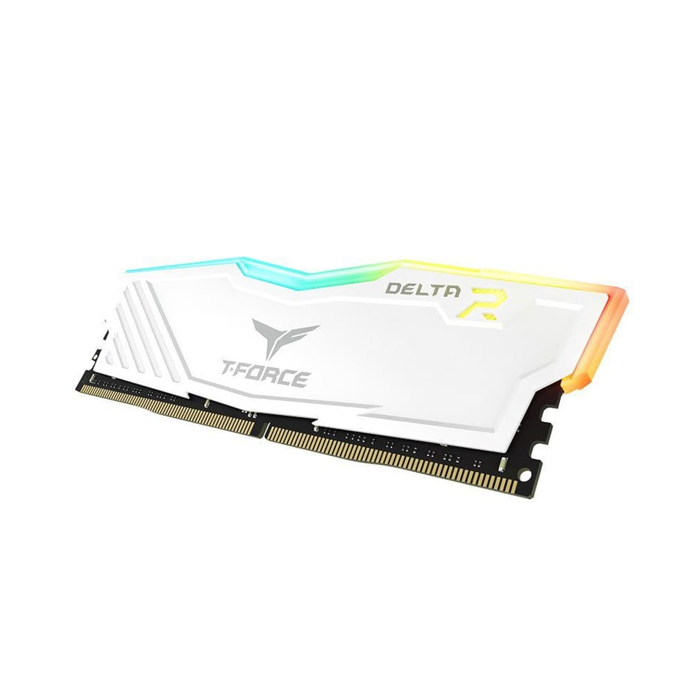 Ram TEAMGROUP T-Force DELTA RGB 16GB (1x16GB) DDR4 3600MHz White