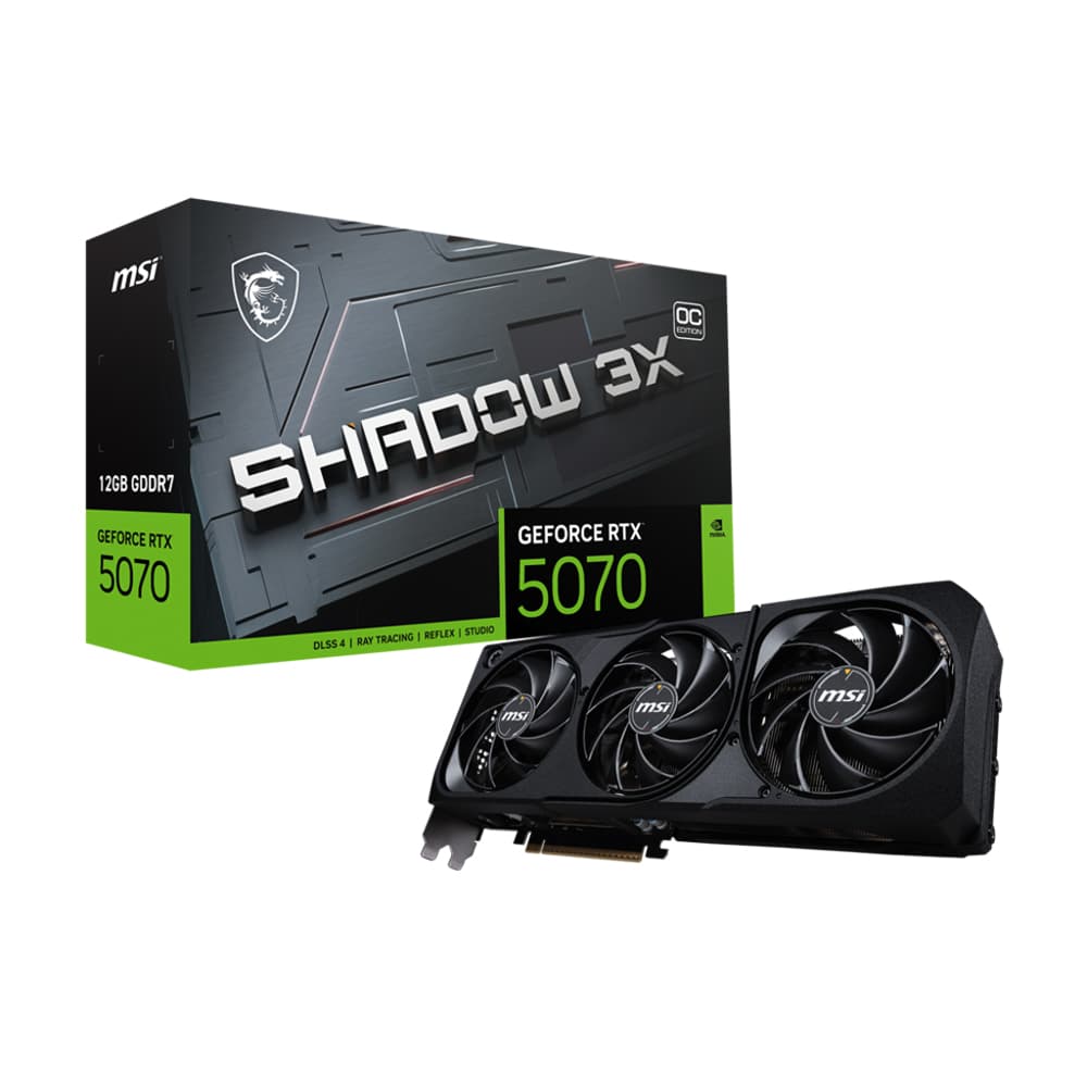 VGA MSI GeForce RTX 5070 12G SHADOW 3X OC