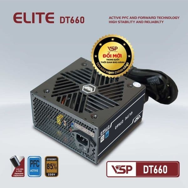 Nguồn máy tính VSP ELITE DT660 - 650W