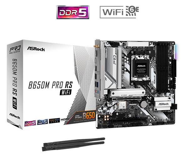 Mainboard Asrock B650M Pro RS Wifi DDR5