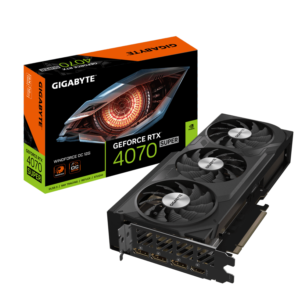 VGA Gigabyte RTX 4070 Super Windforce OC 12GB GDDR6X