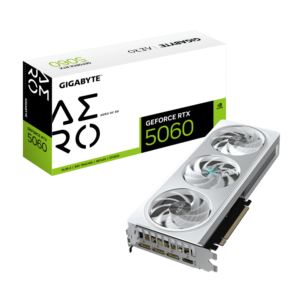 Vga Gigabyte RTX 5060 AERO OC 8GB